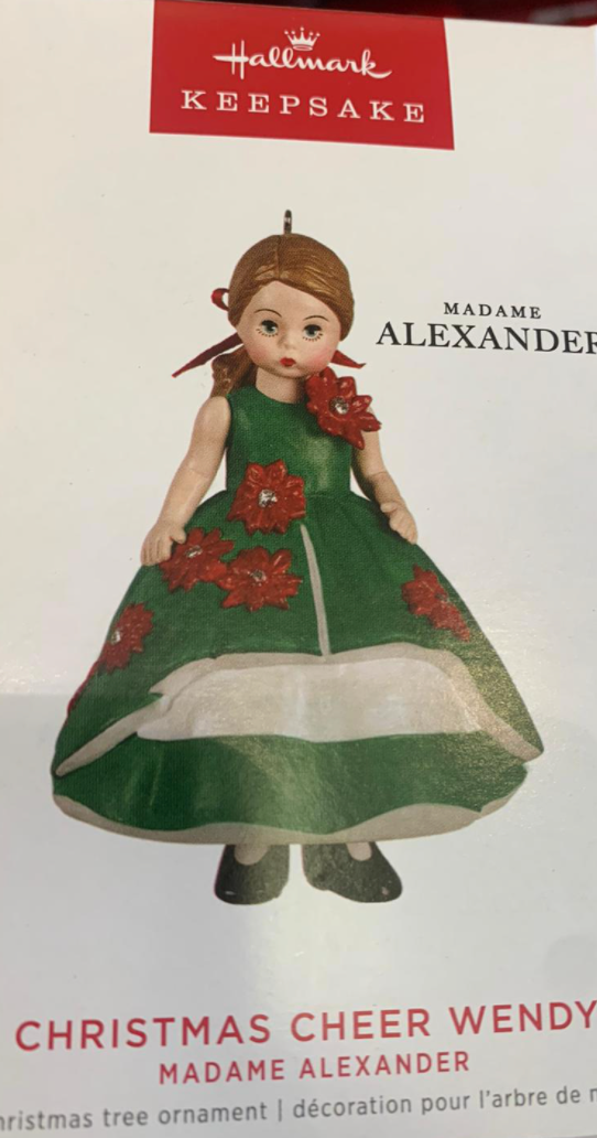 Hallmark 2022 Madame Alexander Cheer Wendy Christmas Ornament New With Box