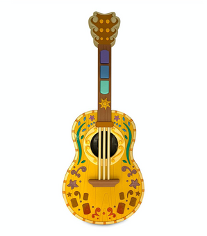 Disney Tangled Rapunzel Musical Light Up Guitar Toy New with Box