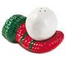 Hallmark Christmas Mitten and Snowball Salt and Pepper Shakers New