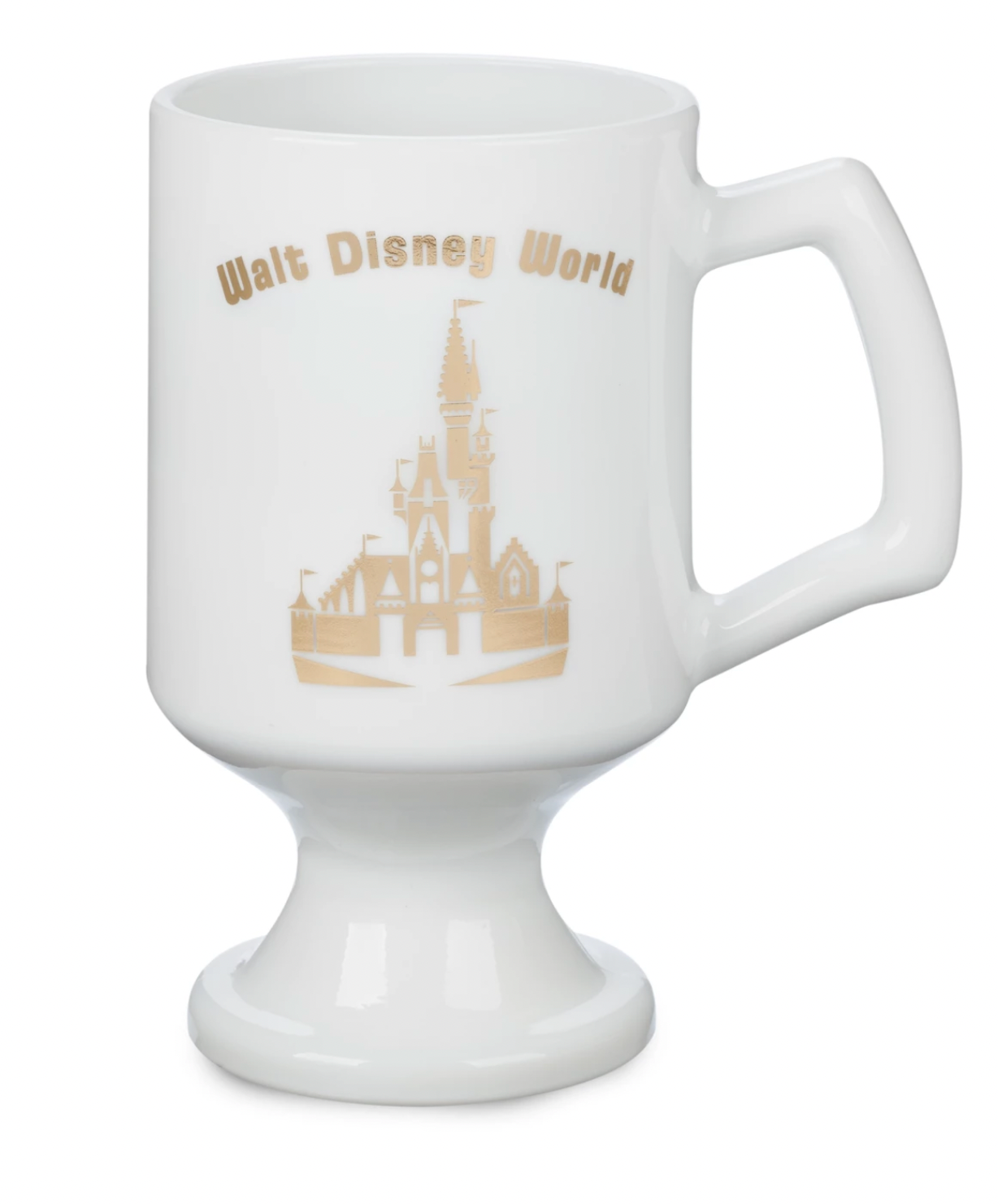 Disney Parks WDW 50th Magical Celebration Cinderella Castle Vault Footed Mug New