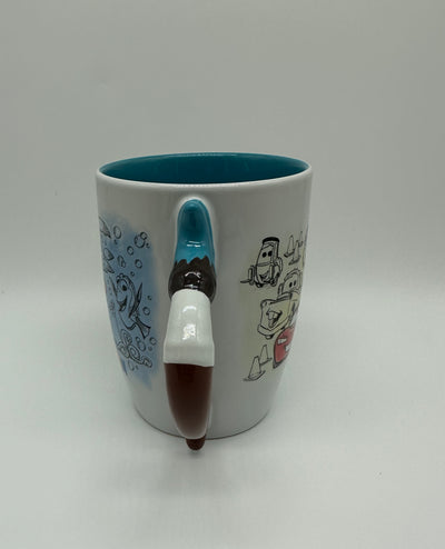 Disney Parks Art of Animation Resort Simba Nemo Ariel Coffee Mug New