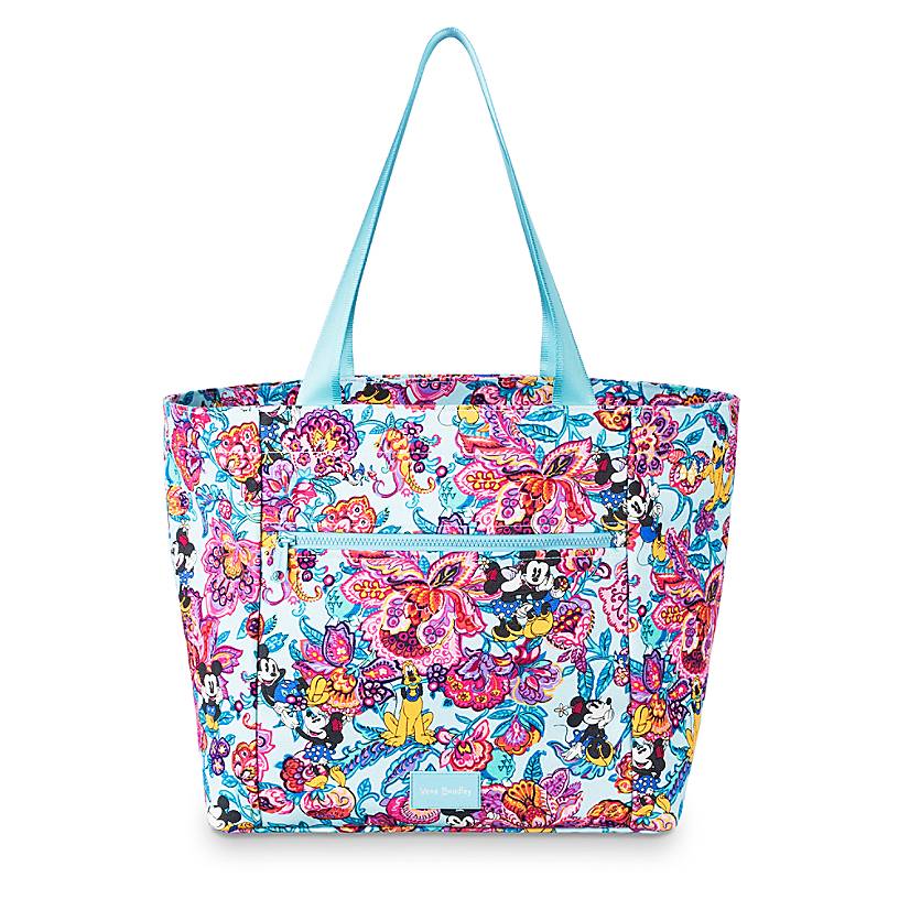 Disney Mickey Mouse and Friends Colorful Garden Drawstring Tote by Vera Bradley