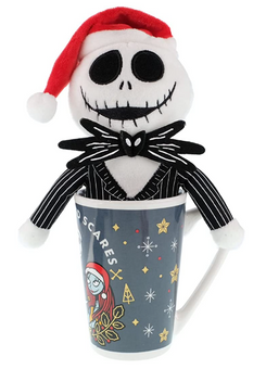 Disney Nightmare Before Christmas Jack Plush in Mug Gift Set New With Tag