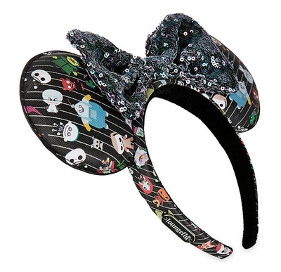 Disney The Nightmare Before Christmas Minnie Mouse Ear Headband New with Tag