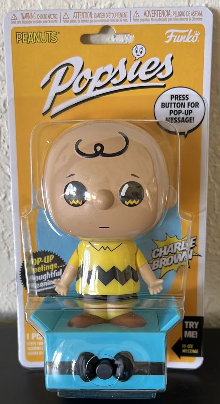 Funko Popsies Peanuts Charlie Brown World is filled with Mondays Vinyl Figure