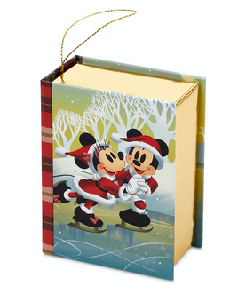 Disney Parks Mickey Minnie Wishes Musical Book Christmas Ornament New With Tags