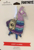 Hallmark 2021 Fortnite Loot Llama Metal Christmas Ornament New With Box