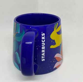 Starbucks Easter Spring 2021 Blue Bunny Ceramic Coffee Mug New