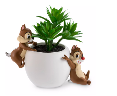 Disney Parks Critter Chaos Collection Chip 'n Dale Succulent Planter New