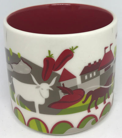 Starbucks You Are Here Collection Hungary Ceramic Coffee Mug New W Box
