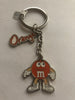 M&M's World Orange Character Enamel Carabiner Keychain New with Tag