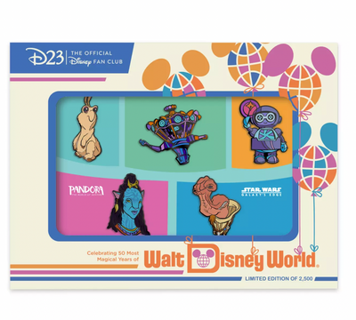 Disney D23 Exclusive 50th WDW Galactic Journeys Pin Limited New with Box