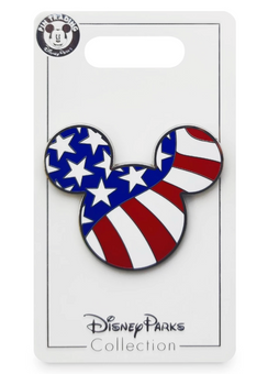 Disney Parks Mickey Icon Americana Pin New with Card