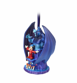 Disney Fantasia Mickey Chernobog Sketchbook Christmas Ornament New with Tag