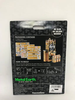 Disney Hollywood Tower of Terror Hotel Metal Earth 3D Model Kit New with Card