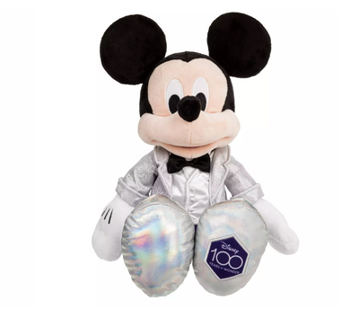 Disney Mickey Tuxedo Jacket Plush with Disney 100 Outfit New with Tag