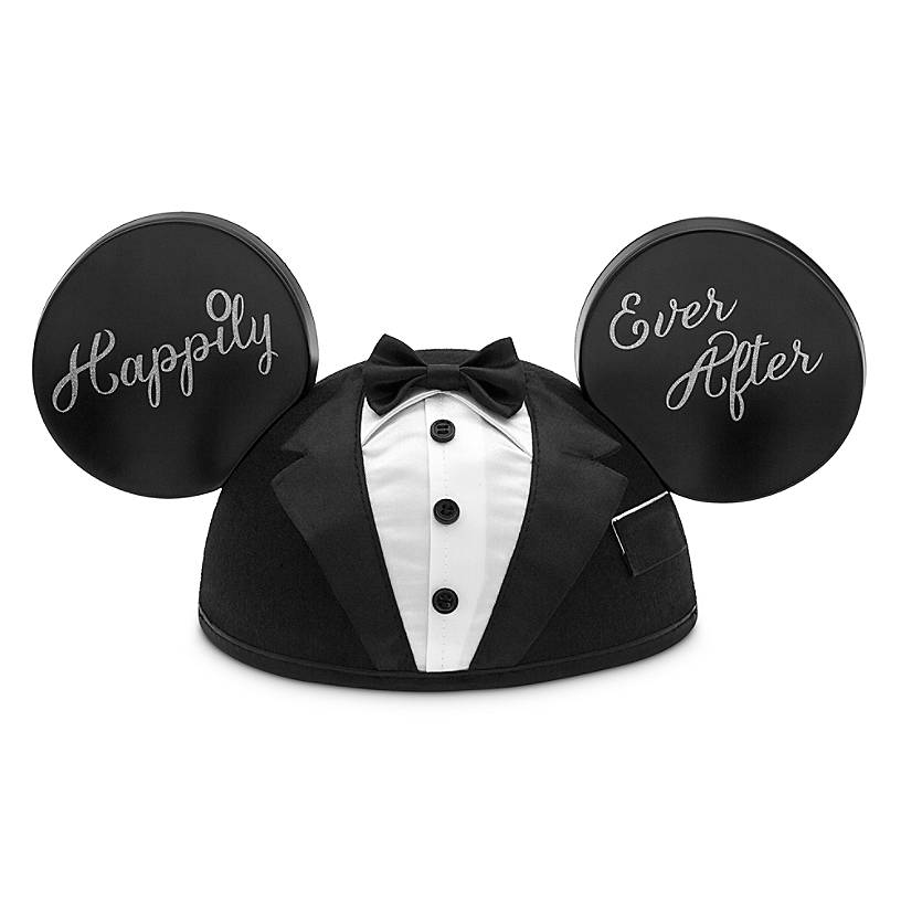Disney Parks Mickey Mouse Groom Happily Ever After Ear Hat New with Tag
