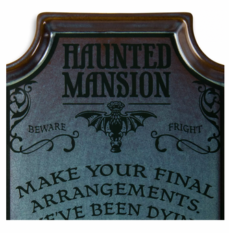 Disney Parks The Haunted Mansion Madame Leota Porcelain Tray New