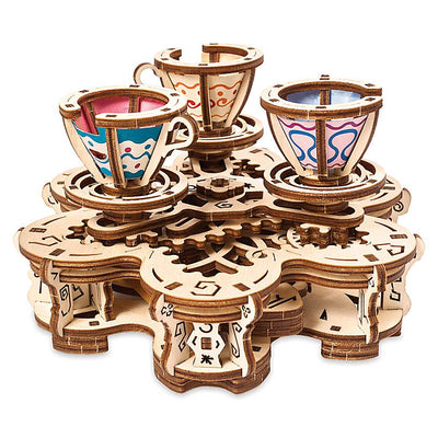 Disney Parks Mad Tea Party Attraction Puzzle by UGears New with Box