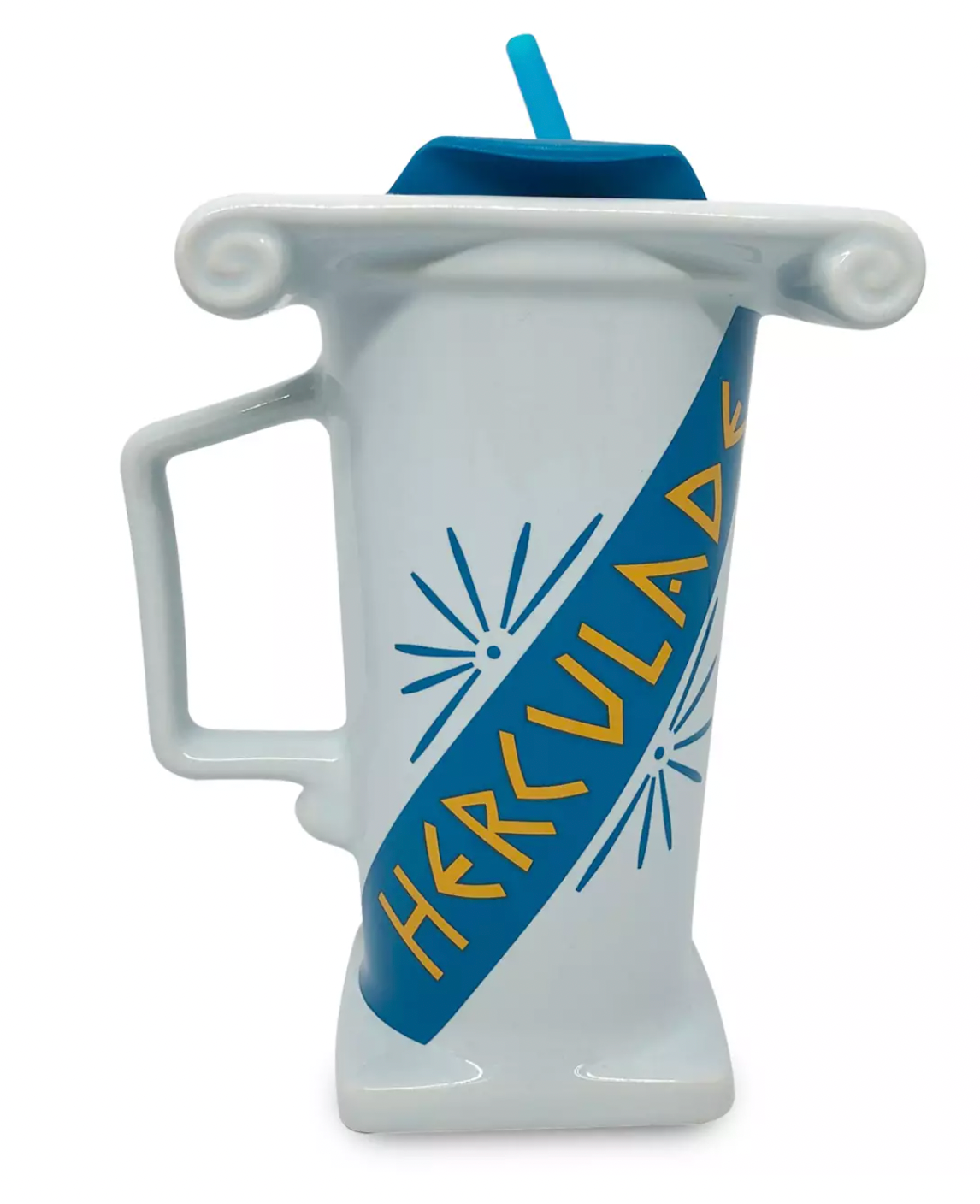 Disney Hercules Herculade Travel Mug with Straw and Lid New