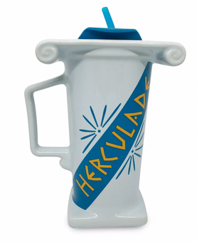 Disney Hercules Herculade Travel Mug with Straw and Lid New