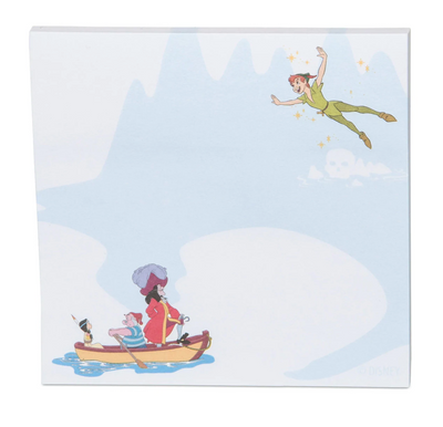 Disney Peter Pan Skull Rock Sticky Note Holder New