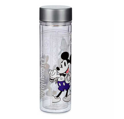 Disney 100 Years of Wonder Mickey and Friends Disneyland Water Bottle New