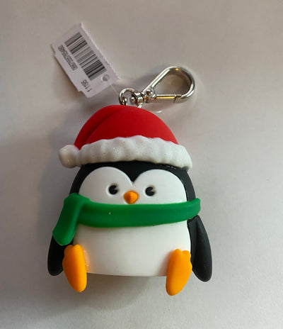 Bath and Body Works 2021 Christmas Santa Penguin Pocket * Bac Holder New