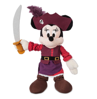 Disney Parks Minnie Mouse Pirates Of The Caribbean 11" Plush Doll New