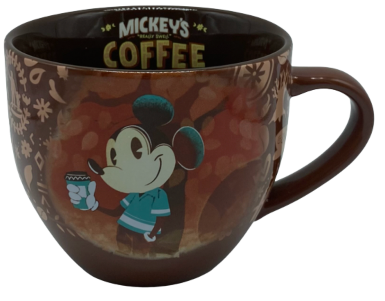 Disney Mickey's Really Swell Coffee Ceramic Coffee 16oz Mug New