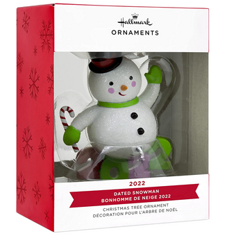 Hallmark Snowman 2022 Christmas Ornament New with Box