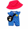 Disney NuiMOs Outfit Daisy Jumpsuit with Crossbody Bag and Bucket Hat New w Card