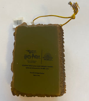 Universal Studios Harry Potter The Monster Book Christmas Ornament Holiday New