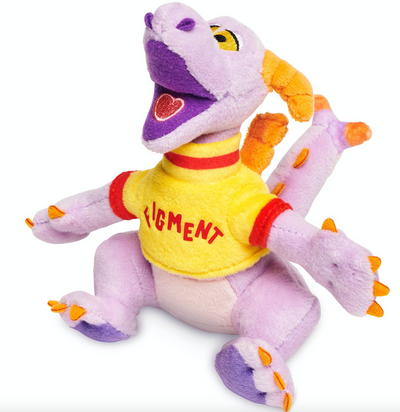 Disney Parks Figment Immagination Epcot Magnetic Shoulder Plush New Tags