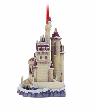 Disney Castle Collection Beauty and the Beast Christmas Ornament New with Box