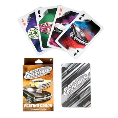 Universal Studios Fast & Furious Playing Cards New with Box