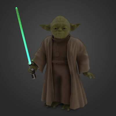 Disney Store Yoda Talking Figure - 9'' - Star Wars New with Box