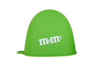 M&M's World Characters Green Silicone Oven Mitt New with Tags