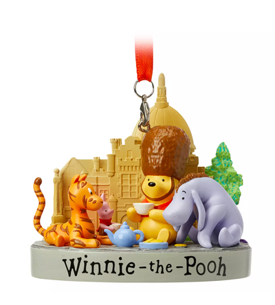 Disney Parks United Kingdom Winnie the Pooh Pals Classic Christmas Ornament New