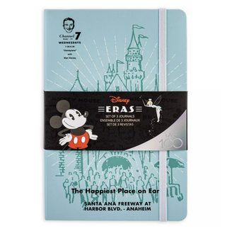 Disney 100 Celebration Walt Disney's Disneyland Journal Set New