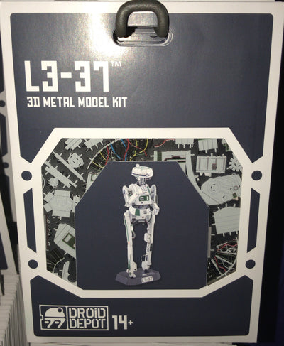 Disney Parks Star Wars L3-37 Droid Factory Metal Model Kit 3D Galaxy Edge New