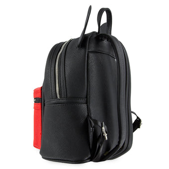 Disney Mickey Mouse Mini Backpack by Loungefly Bookback White Glove Charm New