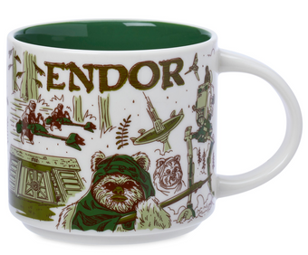 Disney Starbucks Been There Star Wars Endor Ceramic Coffee Mug New with Box