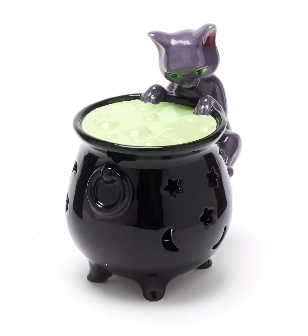 Disney Halloween Hocus Pocus Binx Cauldron Tealight Holder New