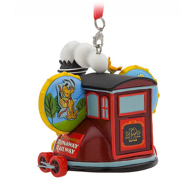 Disney Parks Mickey and Minnie Runaway Railway Ear Hat Ornament New with Tag