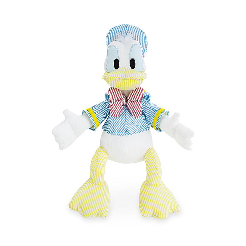 Disney Parks Donald Duck Seersucker 15in Plush New with Tags