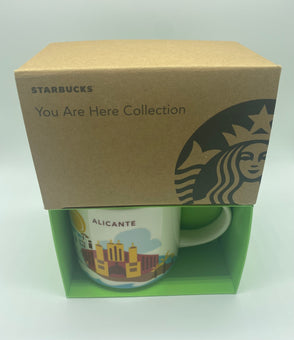 Starbucks You Are Here Collection Alicante Spain Ceramic Coffee Mug New W Box