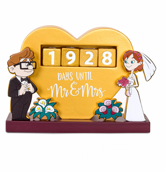 Disney Pixar Up Carl and Ellie Wedding Countdown Calendar New with Box