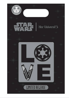 Disney Parks Imperial Crest LOVE Her Universe Limited Release Pin New with Card
