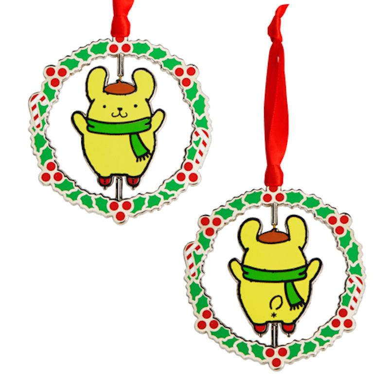 Universal Studios Hello Kitty Pompompurin Spinner Ornament New with Tags
